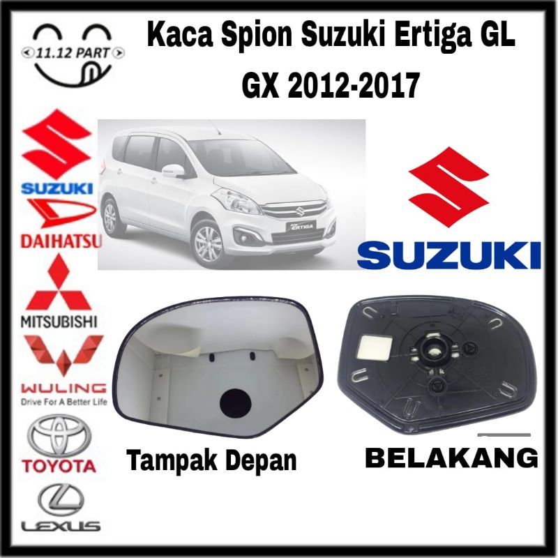 Kaca Spion Refill Spion Mobil Suzuki Ertiga GL GX dan Suzuki Swift 2012 2013 2014 2015 2016 2017 kan