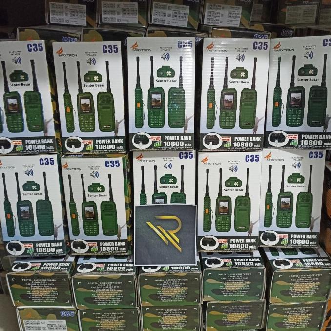 MAXTRON C35 FM RADIO ANTENA HP GUNUNG POWERBANK