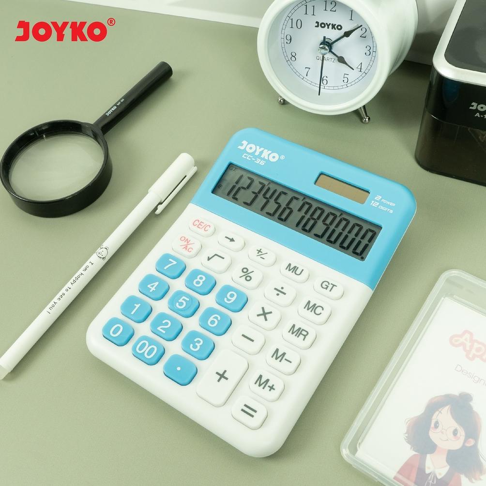 

TERMURAH Calculator Kalkulator Joyko CC-36 12 Digits Check Correct SALE