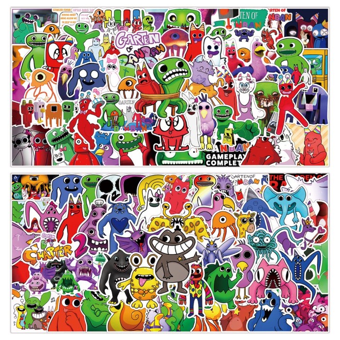 

SALE Y&P Stiker Garten of Banban Sticker Garten of Banban Permainan Video W Termurah