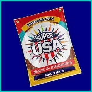 

Wantex Super Pewarna Pakaian USA Tie Dye Baju Sumbo Sumba BIRU TUA 16n