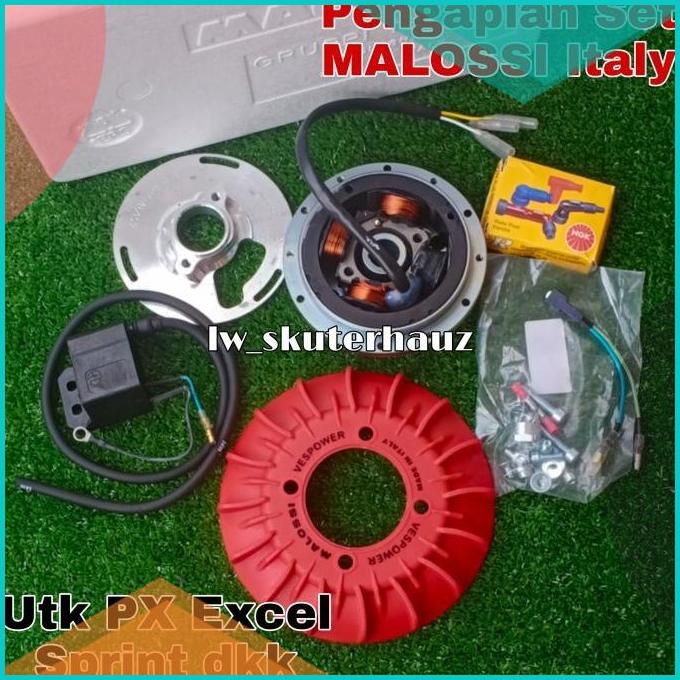 Pengapian set MALOSSI Vespower Untuk Largeframe Vespa PX Excel Sprint