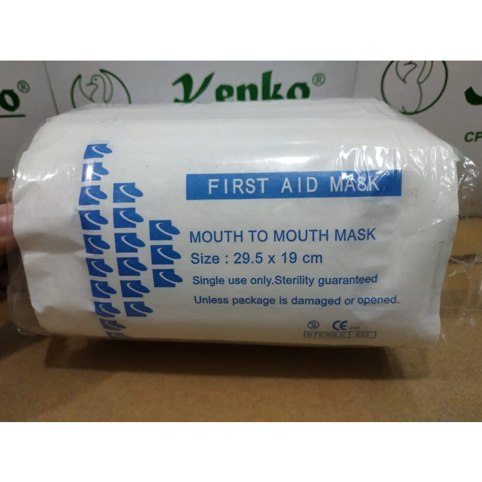 Promo Mouth To Mouth Mask Cpr / Masker Cpr Kenko / Cpr Face Shield