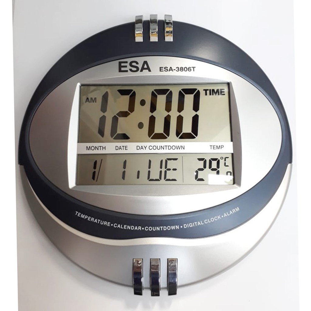 Jam Digital Kenko 3806 Bisa Taruh Meja Dan Dinding Baterai Kenko3806