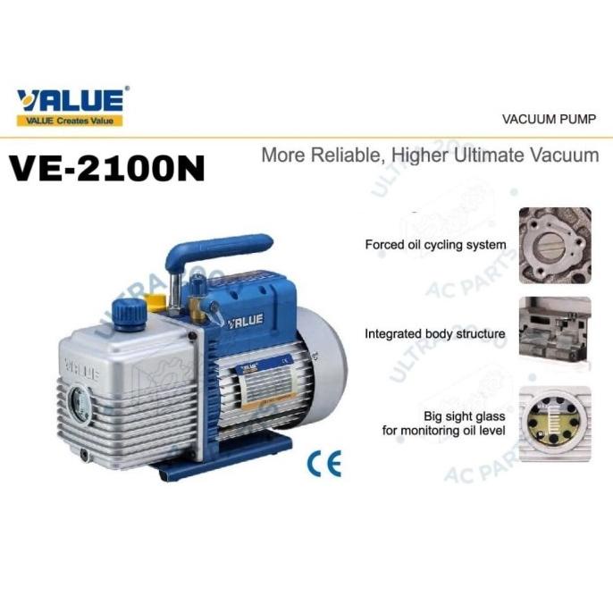 Value VE2100N 1PK Vacuum Pump 2STAGE