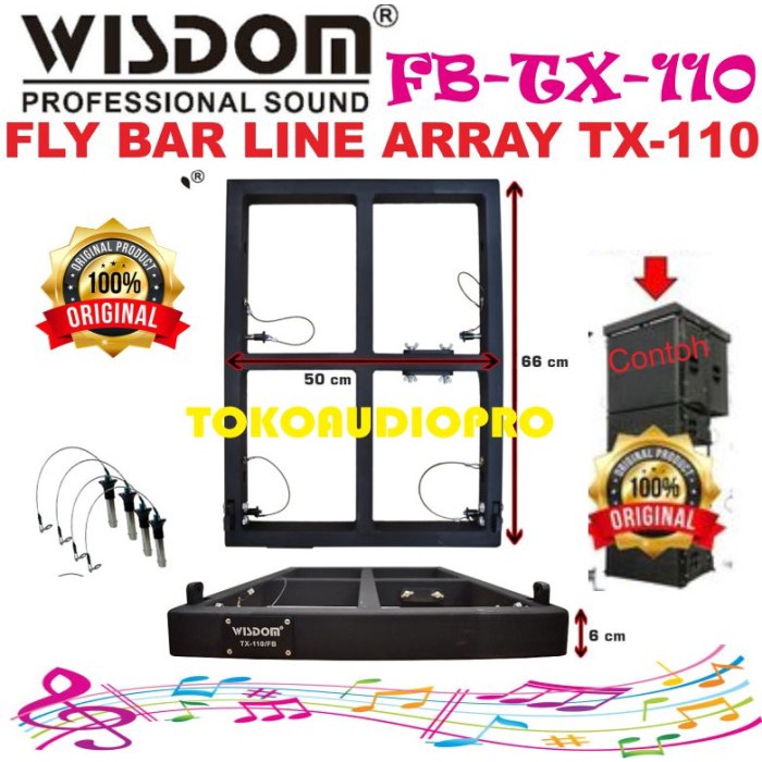 Terbaru Flying Bar Line Array Wisdom Tx-110 Gantungan Line Array Wisdom Tx110 Promo Terlaris