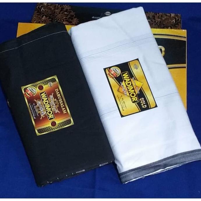 sarung gajah duduk putih polos mika plastik putih