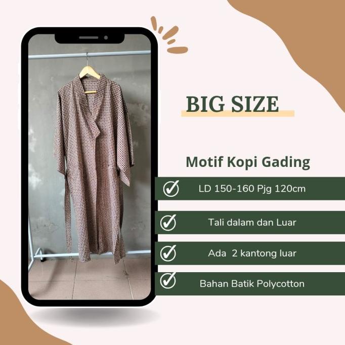 ala Baju Tidur Kimono Big Size Batik Pria wanita Jumbo