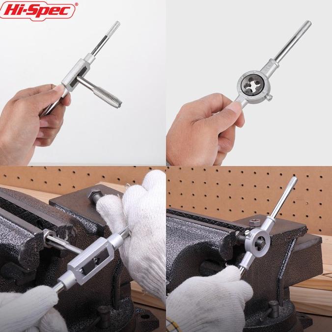 Berkualitas Hand Tap Dies Senai Baut 12pcs Set / Alat Pembuat Drat Ulir Metric Tab