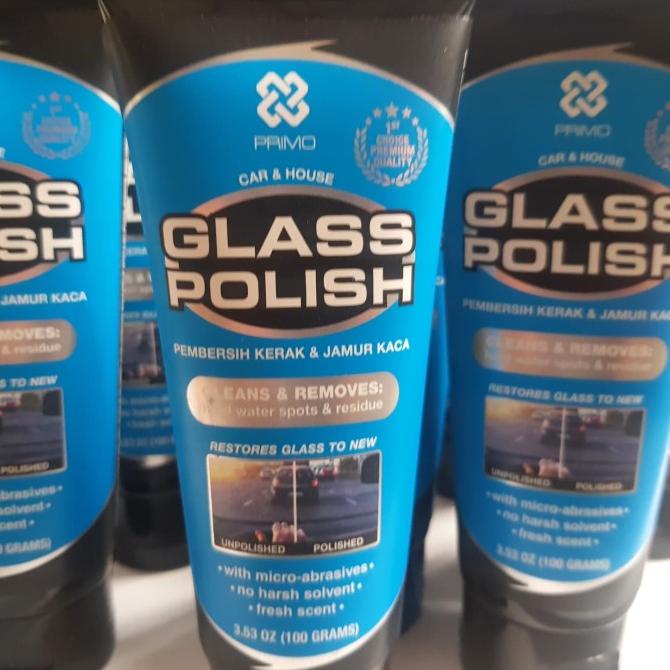 GLASS POLISH PRIMO PEMBERSIH KACA DAN JAMUR KACA MOBIL  READY STOCK