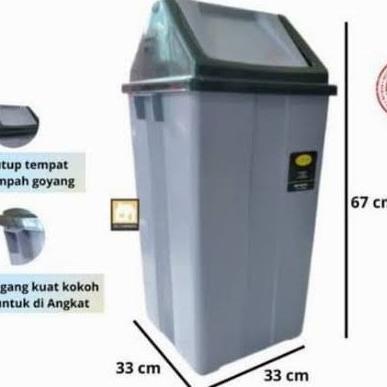 Tempat Sampah Komet 42 Ltr | Tempat Sampah Plastik Goyang | Bak Sampah