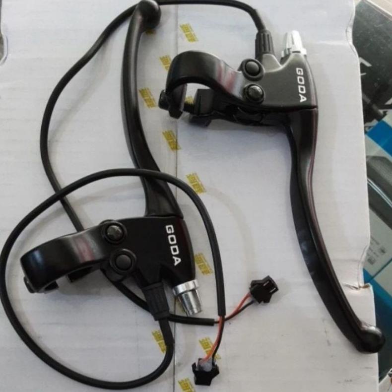 Promo HENDLE REM 1 SETT SEPEDA LISTRIK MERK JARVIS, EXOTIC/PACIFIC, U-WINFLY DAN GODA Murah