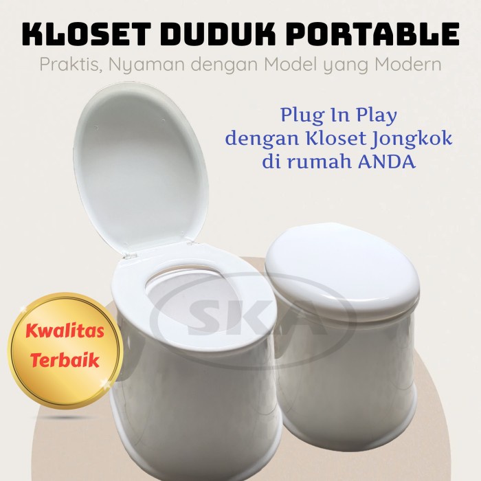 KLOSET DUDUK PORTABLE / KURSI KLOSET JONGKOK