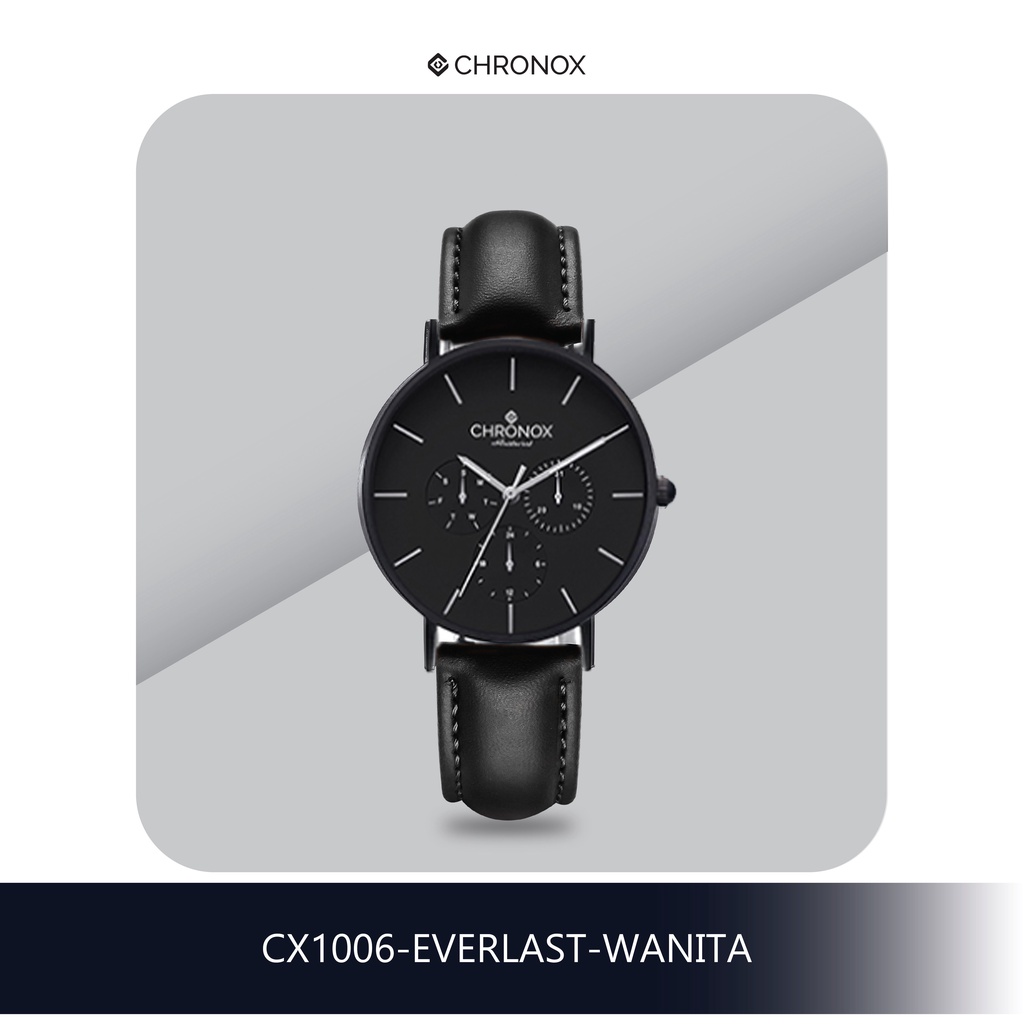 CHRONOX Jam Tangan Wanita Kulit Analog - CX1006 Everlast