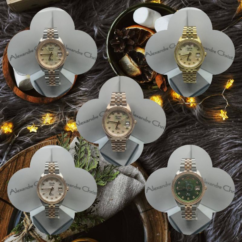 Jam Tangan Wanita Alexandre Christie 5013 MD AC5013 AC 5013 Tali Besi / Stainless steel