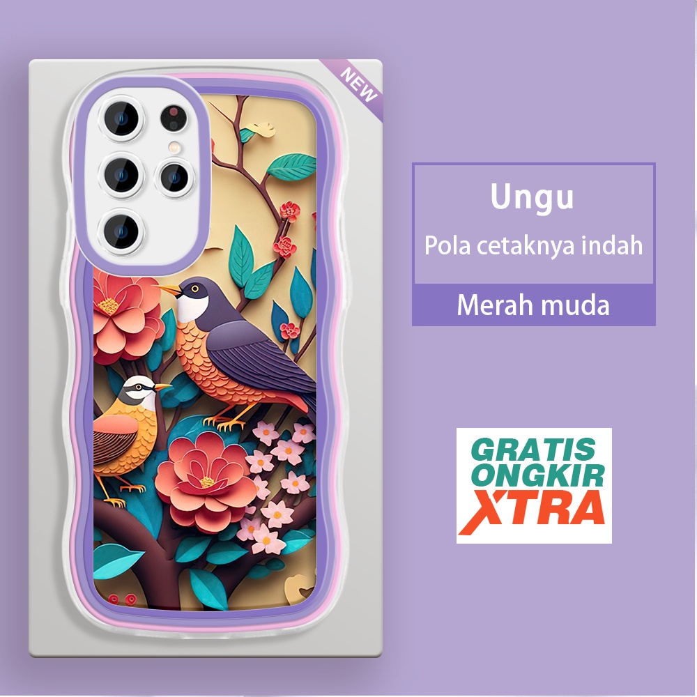 jinsouwe Samsung A71 S20 PLUS S21 FE Note 10 20 Plus S22 ULTRA 5G  Casing Ponsel  Dua Oriol dalam Ga