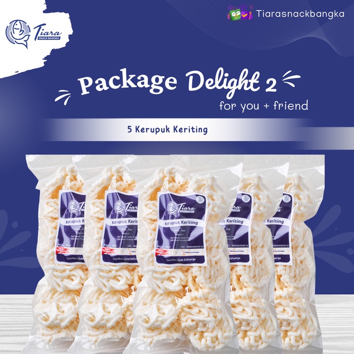 

Kerupuk - Package Kerupuk Keriting Tiara/Kerupuk Ikan/Kerupuk Bangka