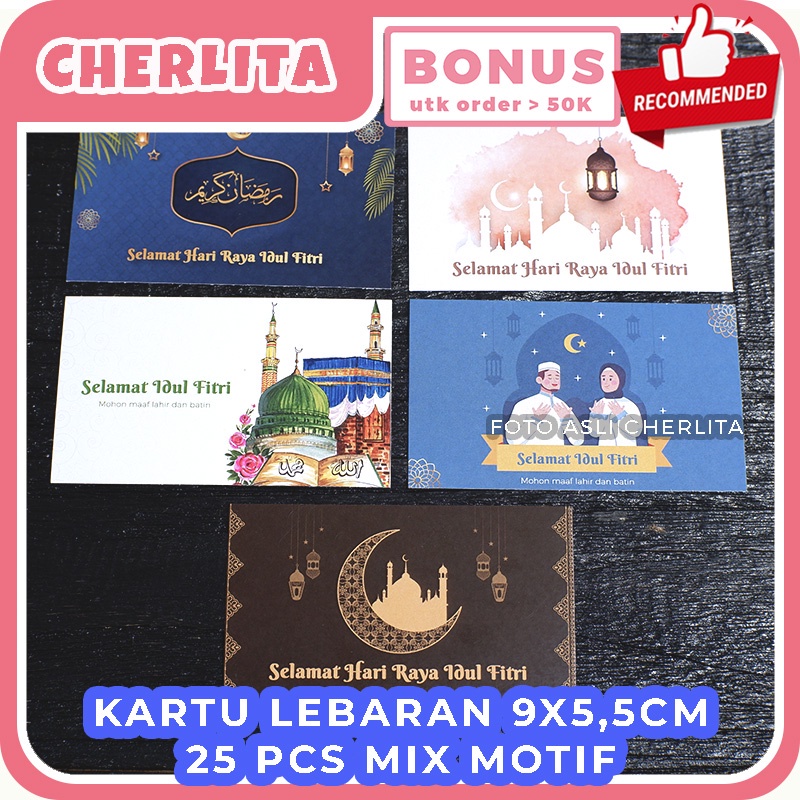 

Kartu Lebaran Idul Fitri X Gambar 25 Pcs Satu Sisi