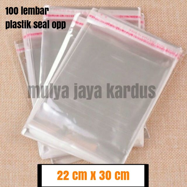 Plastik OPP Plastik Kaca Plastik Kue Undangan Baju Lem Perekat 22x30 (OPP 22X30)