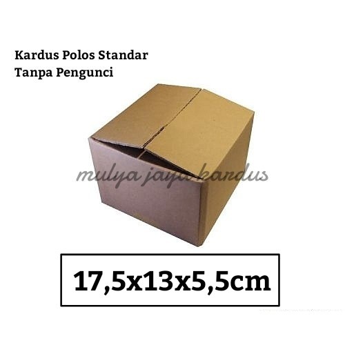 

ST6 Kardus Polos Packing Box Karton Kotak Aksesoris Souvenir Kado Polos Ukuran 17.5x13x5.5 CM