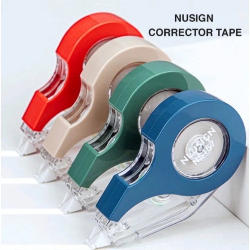 

YENYEN_ATK Deli Nusign Correction Tape / Tip Ex Kertas 12mm Bentuk Kapsul Nyaman Digenggam NS157