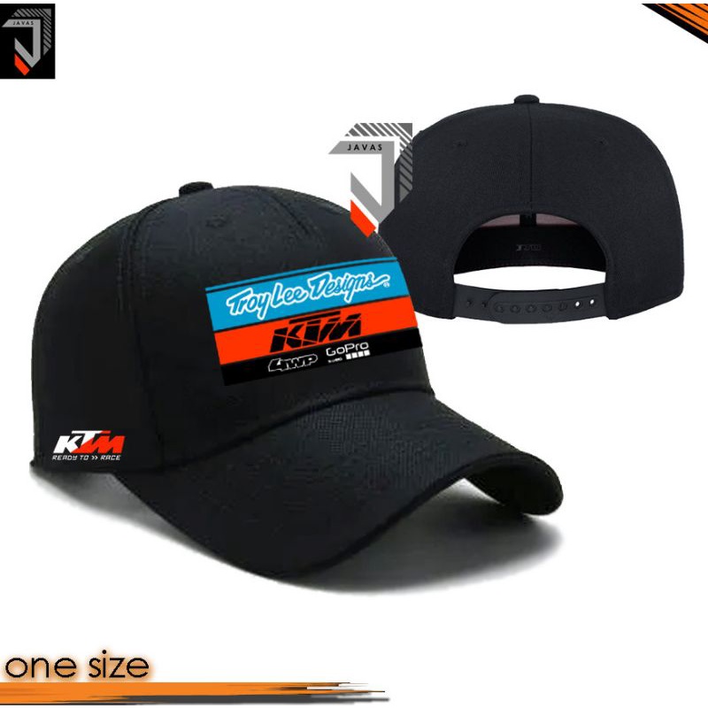 Topi Baseball ktm troylee gopro dewasa motocross