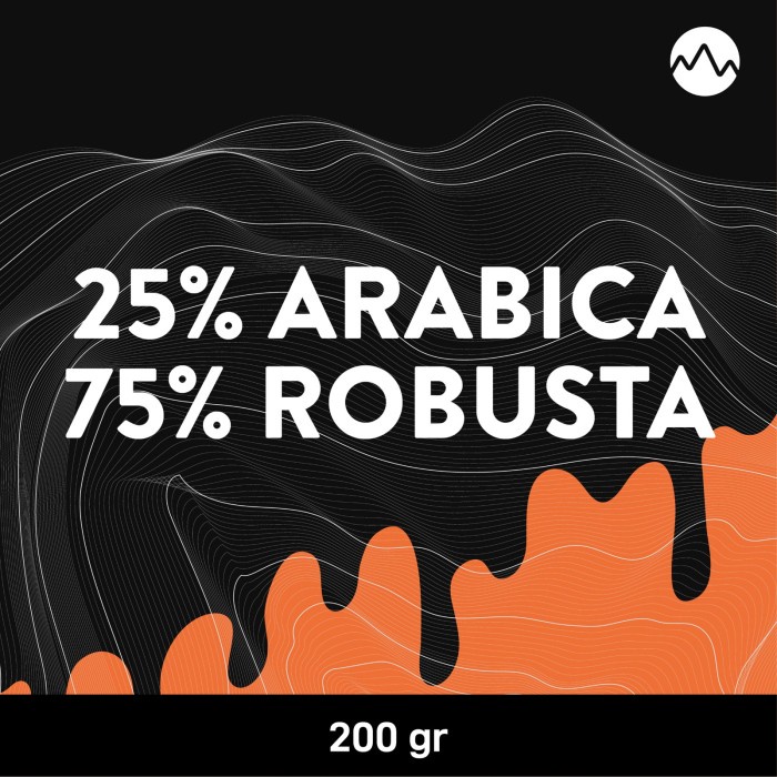 

Biji Kopi 25% Arabica Es Kopi Susu Grosir Blend By Space Roastery - 200 Gram,Biji Utuh