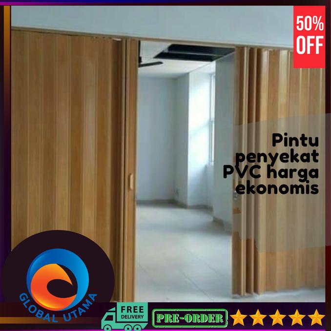 Pintu Pvc folding door pembatas ruangan | Pintu penyekat |Folding Gate