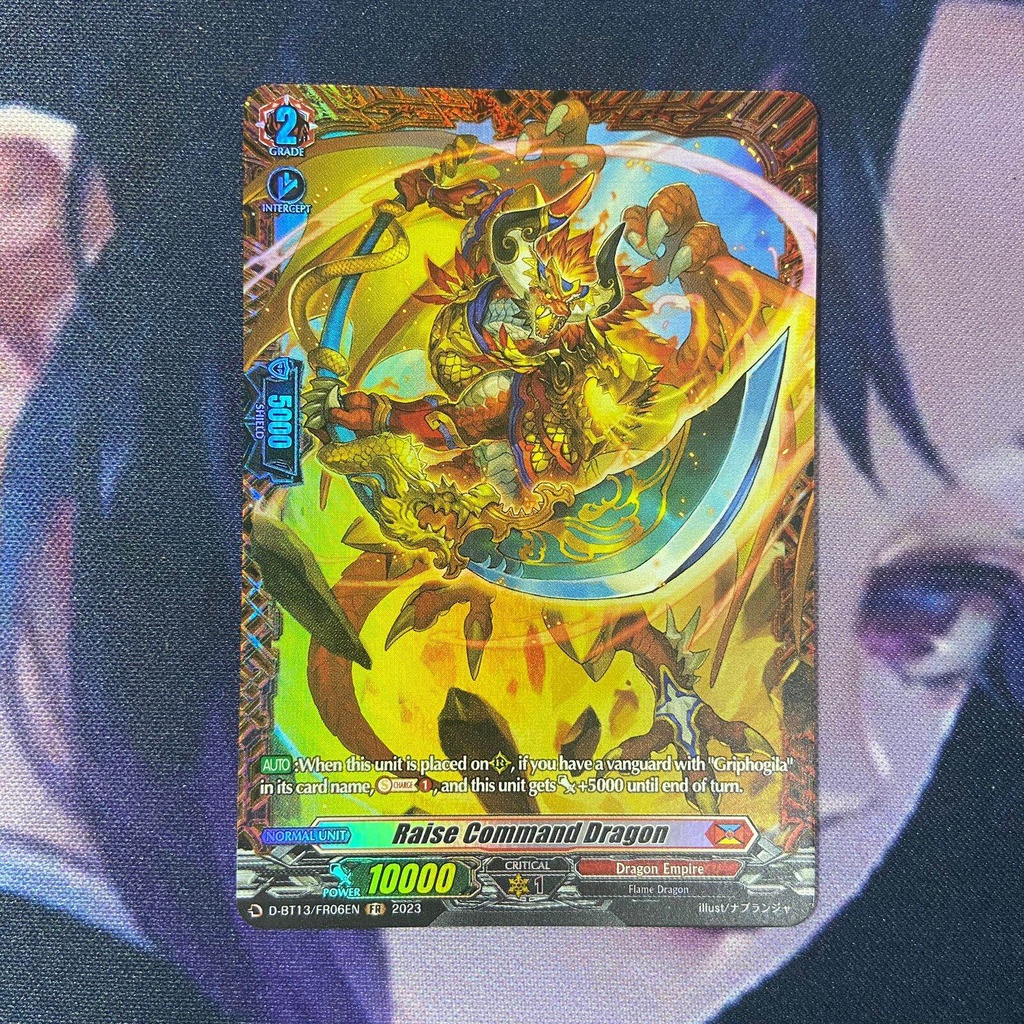 vanguard (EN) raise command dragon - D-BT13 FR