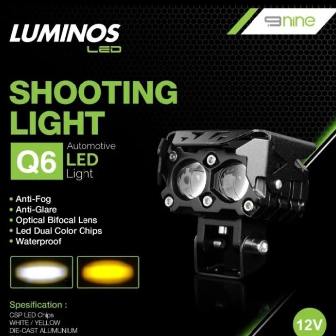 Lampu Tembak Laser Q6 Q5 LUMINOS Led Lampu Sorot Tembak Q6 Q5 2-1 Mata
