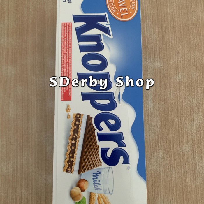 

Biskuit Wafer - Promo Storck Knoppers Hazelnut Milk Wafer Biscuit Coklat German Isi 15