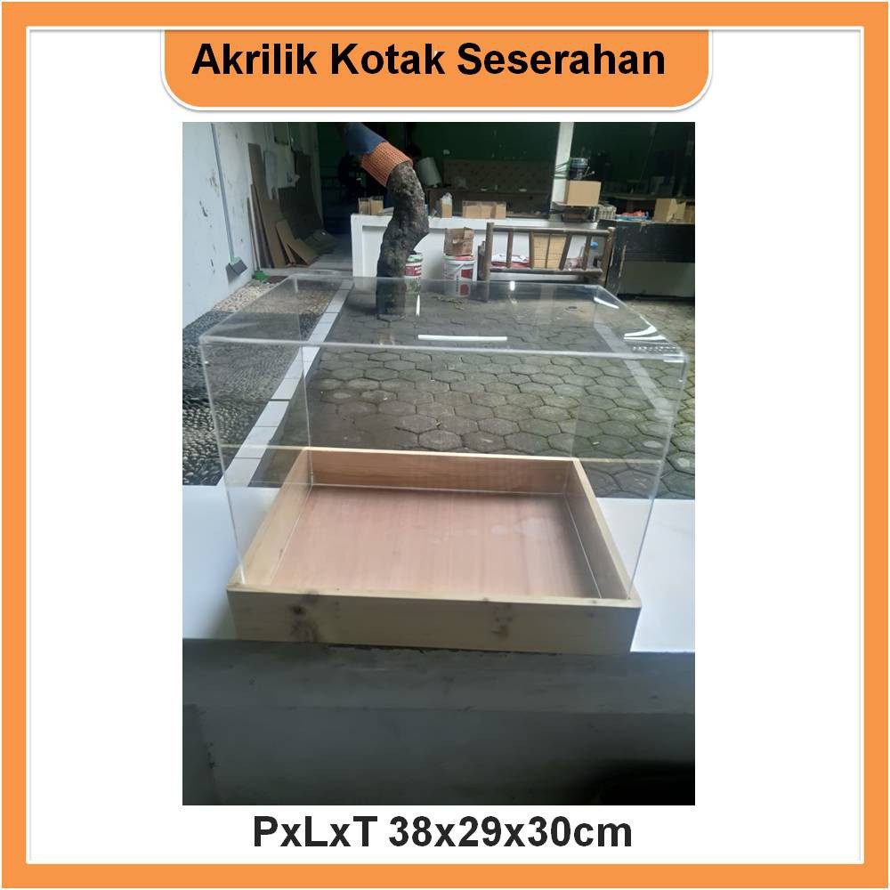 

Kotak Hantaran Seserahan Akrilik Pxlxt 38X29X30Cm