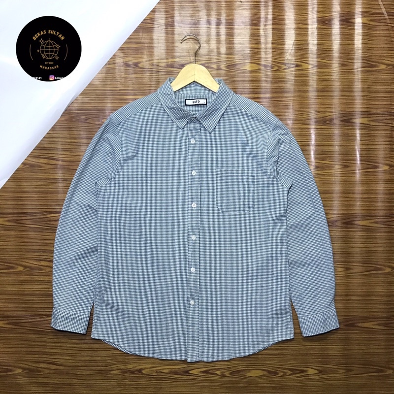 Kemeja ULTD Green White