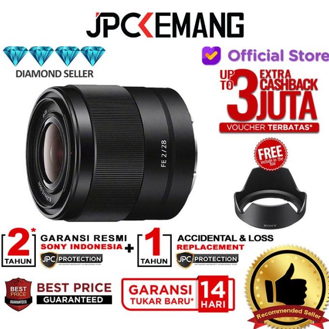 Fe 28Mm F2 Lensa 28 Mm F/2 Garansi Resmi Stok Terbatas