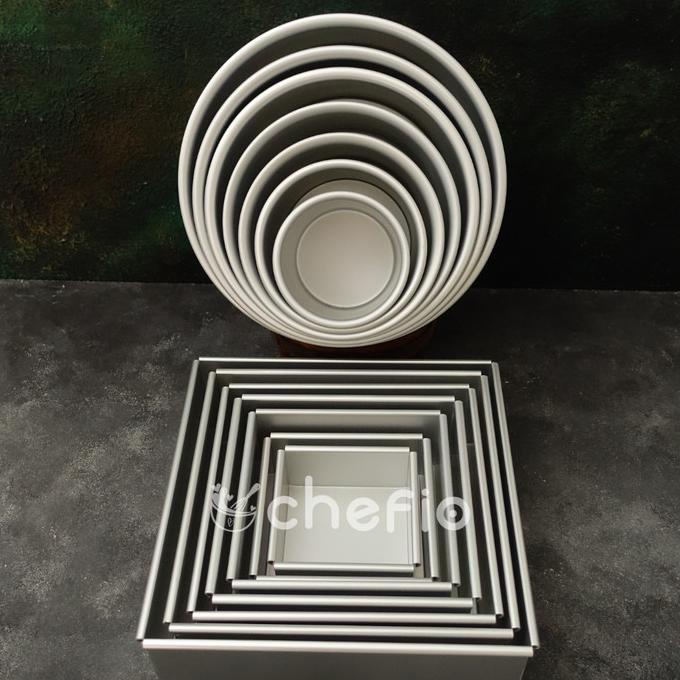 Best Seller Loyang Aluminium Kotak Loyang Bundar Tebal Kue Lapis Legit Cake Roti Limited Edition