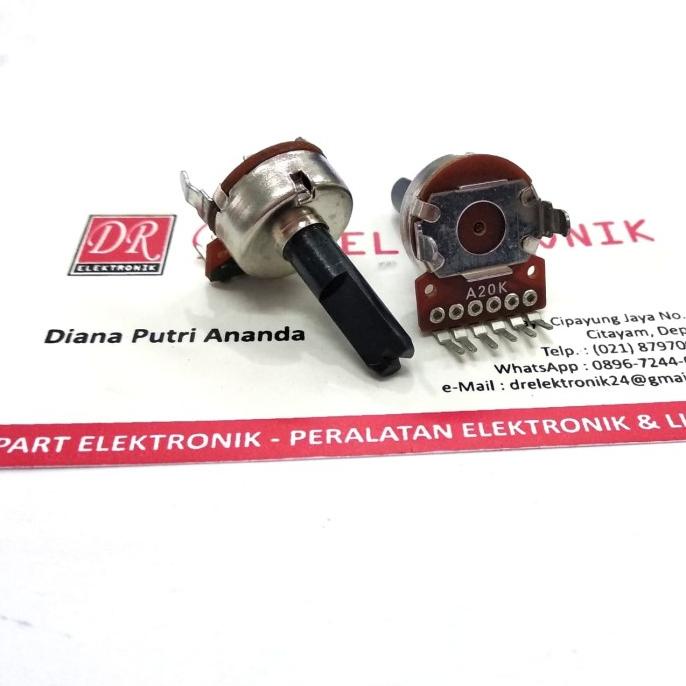 Baru Potensio ORI Polytron A20K nonCT 20K 6p 6pin 6 kaki pin 1,5cm 1,5 cm dre3 Buru Order