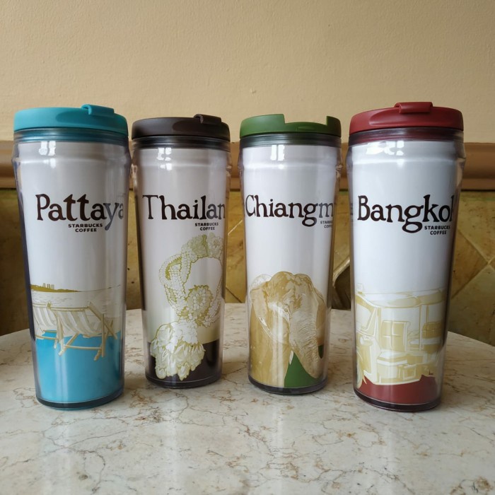 Promo Tumbler Starbucks [Negara/Kota] - Thailand/ Bangkok/Pattaya/Chiangmai