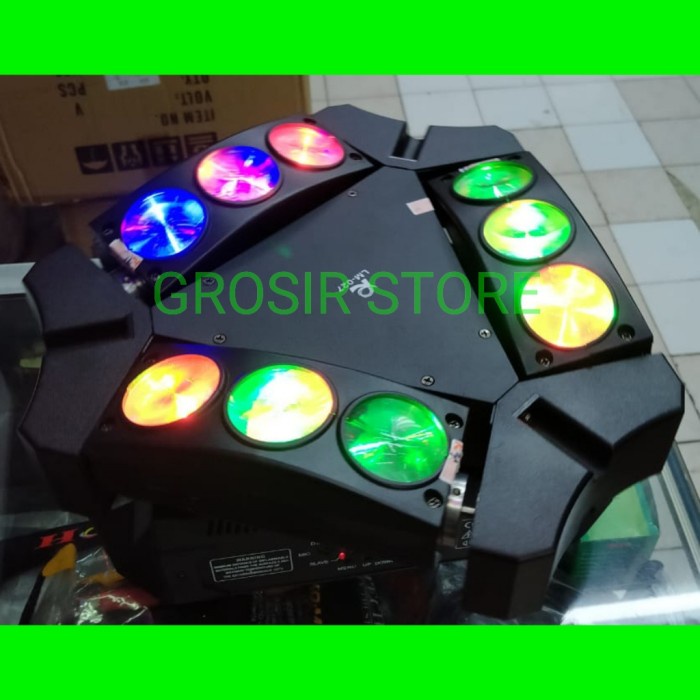 Lampu Moving Spider 9x5Watt Murah