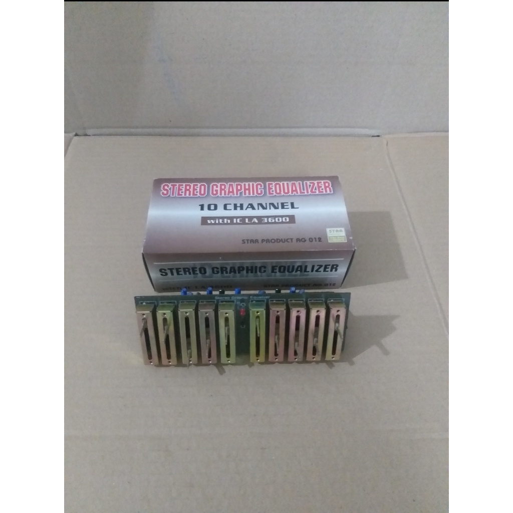 KIT EQUALIZER 10 CHANNEL EKUALISER 10 CHANEL STAR PRODUCT