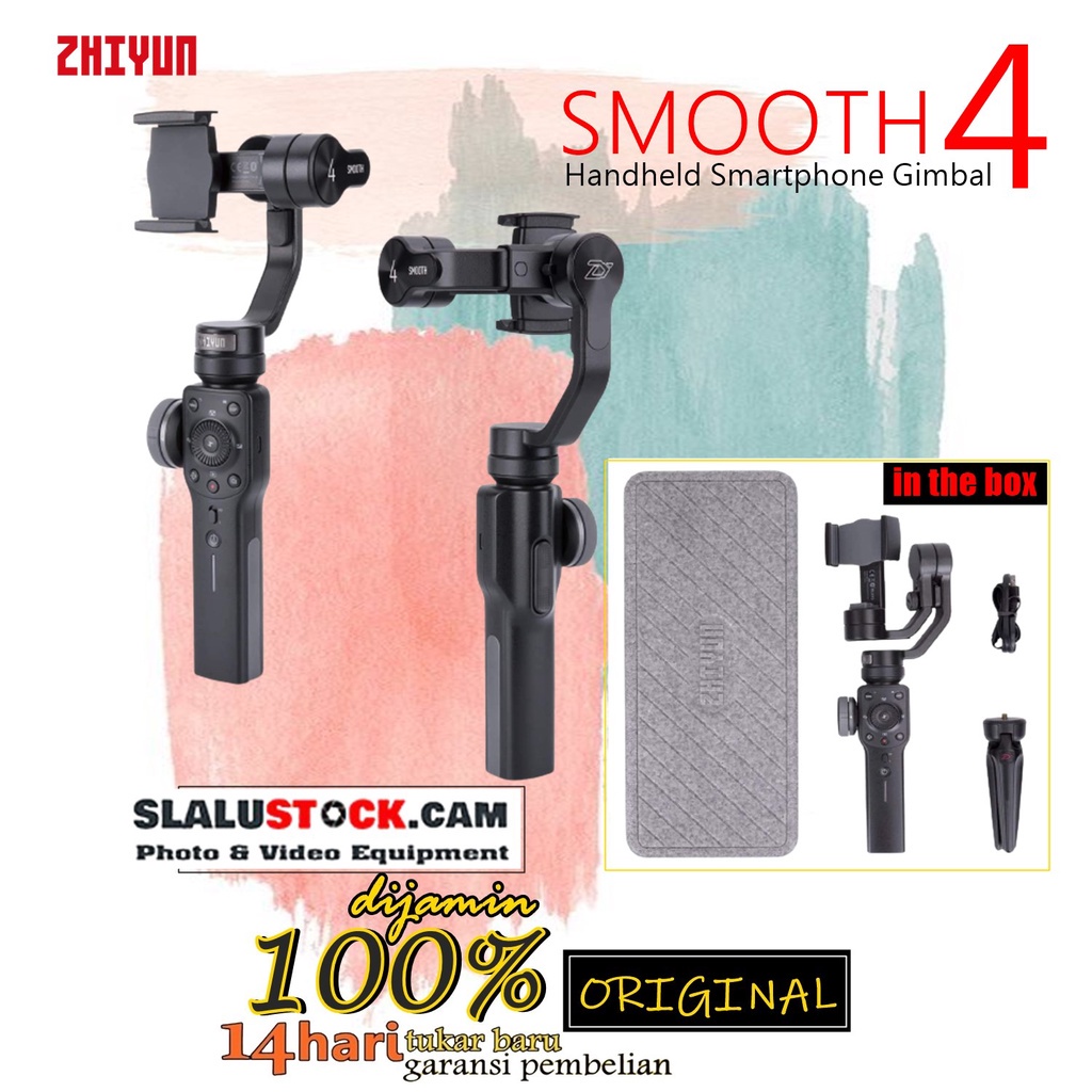 Zhiyun Smooth 4 Gimbal 3-Axis Stabilizer Smartphone