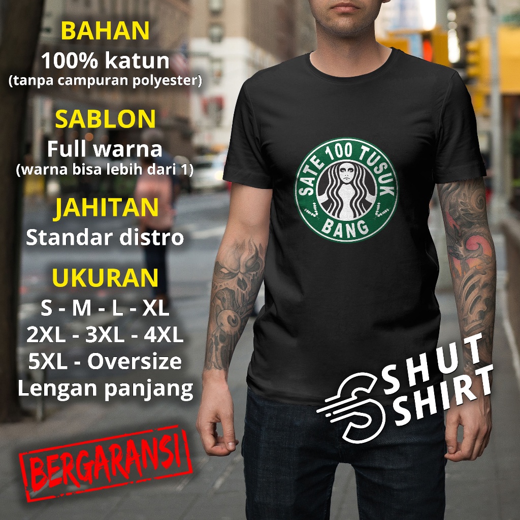 Kaos Distro T Shirt Pria & Wanita Original Size S M L XL & Jumbo Oversize XXL XXXL XXXXL Lengan Panj