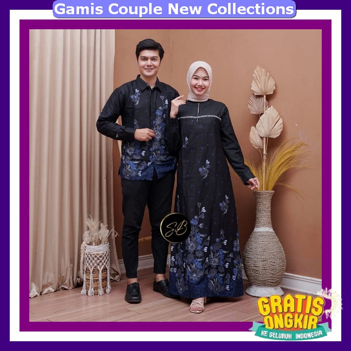 Gamis Couple Ibu Anak Premium Gami Kauple Famili Terbaru 2024 Baju Lebaran 2024 Couple Keluarga Bj C