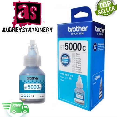 

New Audreystationery Tinta Brother Bt-6000/Bt-5000 Yellow Original Ori