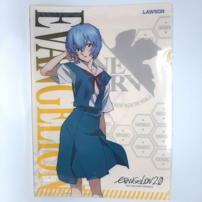 

Promo Clear File A4 Evangelion X Lawson Rei Ayanami Uniform