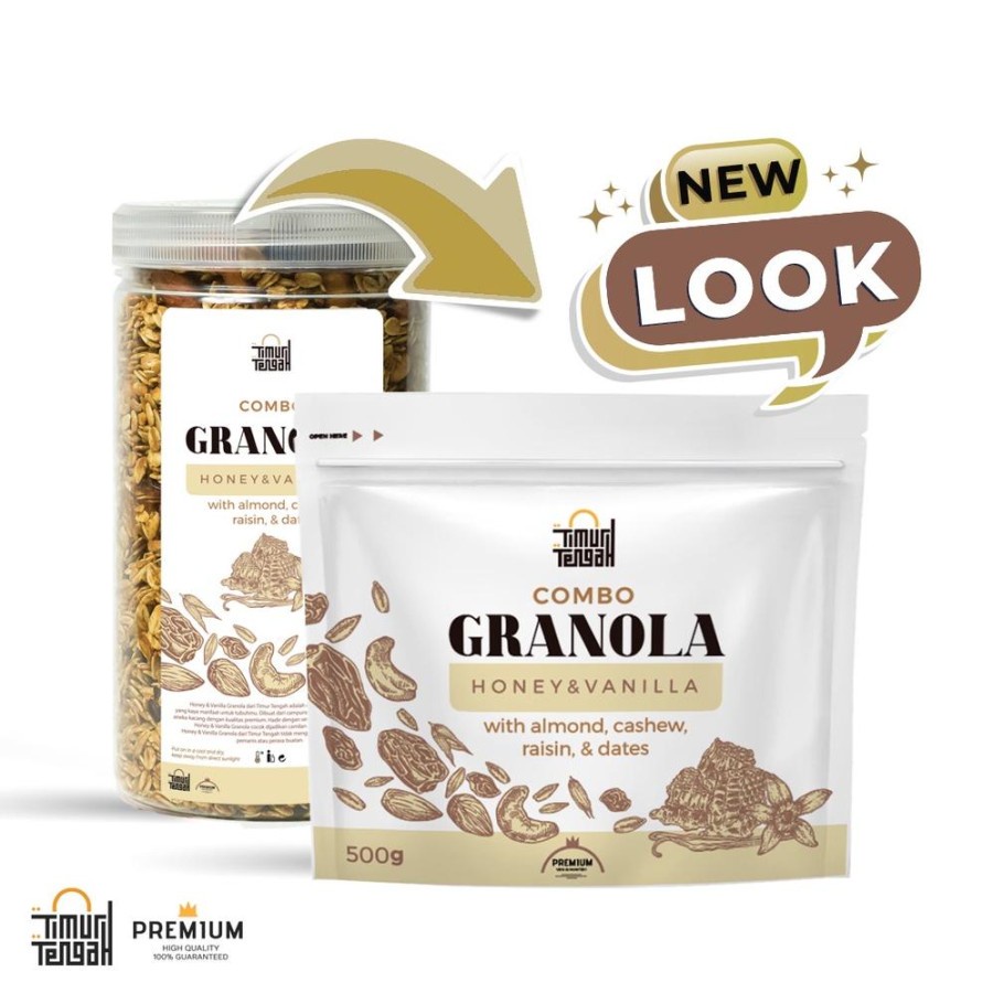 

Granola Timur Tengah 500 Gr - Sereal Makanan Sehat