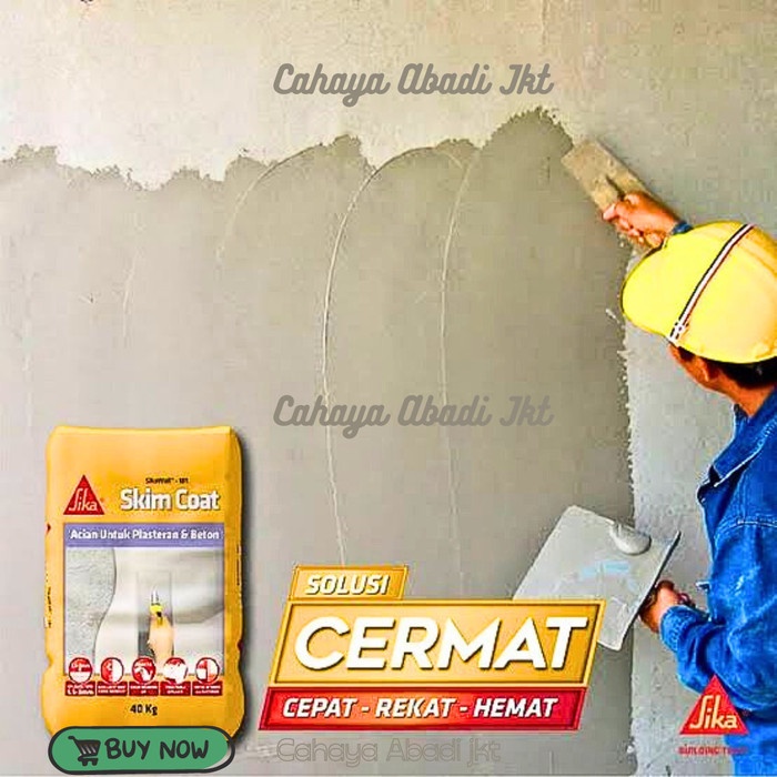 Terbaru Sika 181 Sika Wall Skim Coat Acian (40Kg) Promo Terlaris