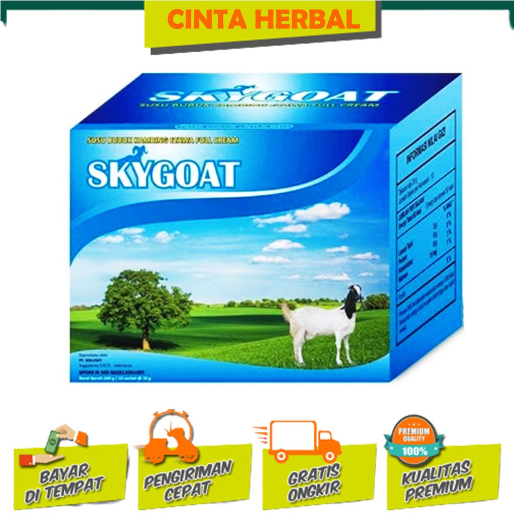 

Sky Goat Susu Kambing Etawa Bubuk Full Cream Skygoat Kemasan Box