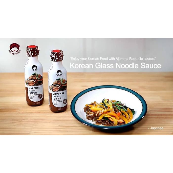 

Ajumma Republic Korean Japchae Sauce - Saus Bumbu Instan Untuk Japchae 325 Gr Korea