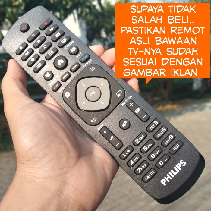 REMOT TV LED PHILIPS SMART TV DIGITAL TV