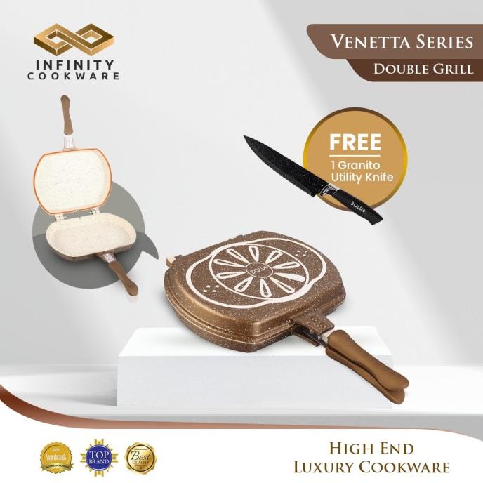 BOLDe Super Pan Double Grill 30 cm - Gold